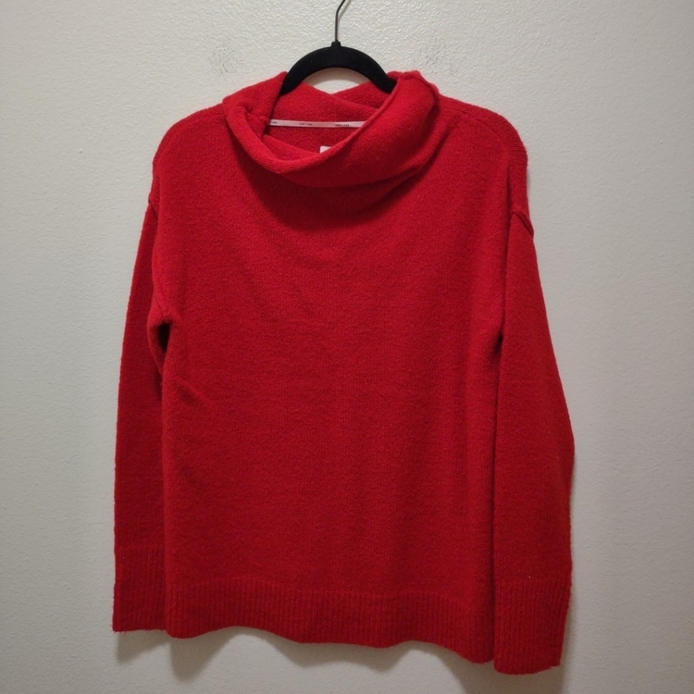 John & Jenn Red Turtleneck Knit Sweater XS